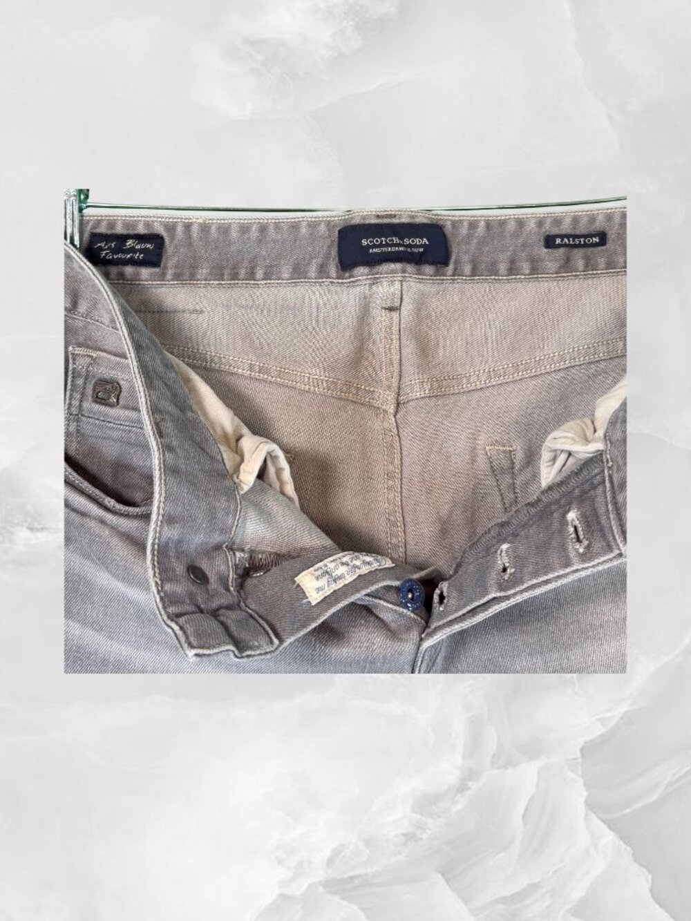 Scotch & Soda Grey washed Jeans-Ralston - Picture 6 of 8